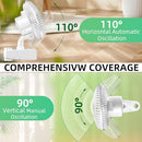Simple Deluxe Clip Fan 6" Grow Tent Fan Monkey Fan Adjustable 90° GLFANXCLIP6V1 - Brand New