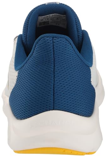 3026518 UNDER ARMOUR Men's Charged Pursuit 3 Big Logo Gray/Blue/Gold Size 9.5 - Like New