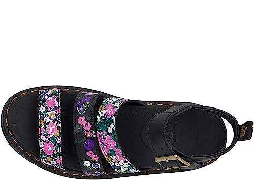 31048038 Dr. Martens Women Blaire Fisherman Sandal, Black Hydro Print, Size 6 Like New