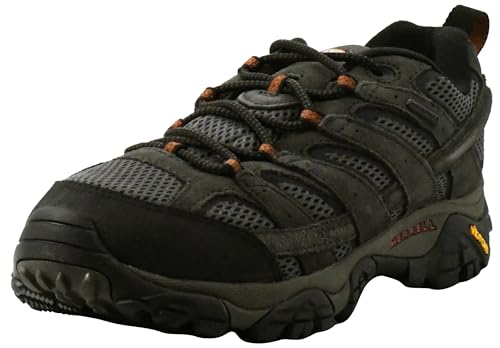 J06029 Merrell mens MOAB 2 WTPF Hiking Shoe, Beluga, Size 11.5 Like New