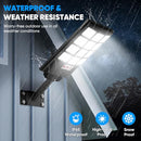BRIGHTEVER SOLAR STREET LIGHTS OUTDOOR 4-PACK 6500K, 192LEDS - BLACK - Like New