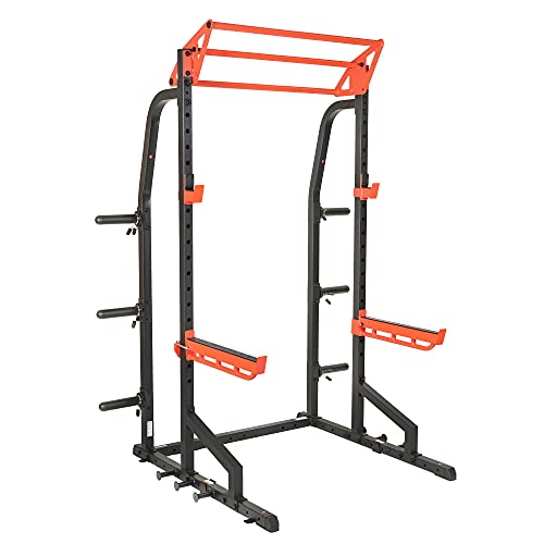 Sunny Health & Fitness Power Zone Half Rack Heavy Duty Performance SF-XF9933 - Like New
