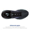 Brooks Women's Ghost 15 Neutral Running Shoe Black/Jacaranda/Salt Size 9 - Like New