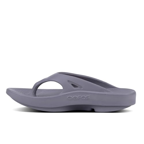OOFOS OORIGINAL RECOVERY SANDAL SIZE: MEN 14 WOMEN 16 SLATE - Like New