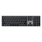 Satechi Slim X3 Bluetooth Backlit Keyboard with Numeric Keypad Illuminated Keys Like New