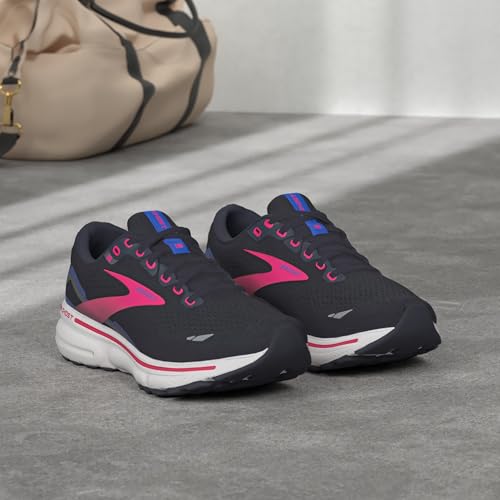BROOKS WOMEN'S GHOST 15 NEUTRAL RUNNING SHOE SIZE: WOMEN 7.5 - PEACOAT/BLUE/PINK - Like New