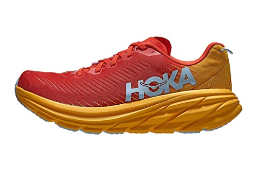 1119395 HOKA ONE ONE MEN'S RUNNING SHOES RED SIZE 10 Like New