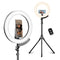 Sensyne 12" Ring Light with 62" Tripod Stand LED Selfie Circle - Scratch & Dent