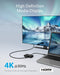 Anker USB C Hub PowerExpand 3-in-1 USB C Hub 4K HDMI 100W Power Delivery - Black Like New