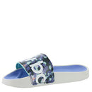 New Balance Women's 200 V1 Slide Sandal, White/Vibrant Violet/Surf Size 9 - Like New