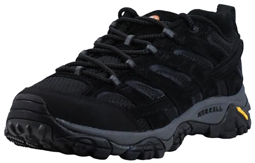 J06017 MERRELL MEN'S MOAB 2 VENT HIKING SHOE MEN'S BLACK NIGHT SIZE 12 Like New