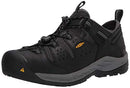 KEEN MEN'S HIKER SHOE STEEL WORK SHOE BLACK/DARK SHADOW SIZE 9 WIDE Like New