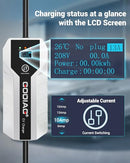 GODIAG LEVEL 1+2 EV CHARGER ETL CERTIFIED 110V-240V 16 AMP 20FT - WHITE - Like New