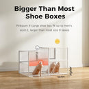 PINKPUM X LARGE 12-PACK SHOE STORAGE BOXES FIT FOR SIZE 12 - Scratch & Dent