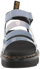 Dr. Martens Women's Blaire Jelly Sandal Zen Blue Glitter TPU&ZenBlue Pisa Size 7 - Like New