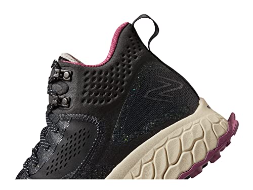 New Balance Women's Fresh Foam X Hierro V1 Mid-Cut Trail Black/Raisin Size 8W Like New