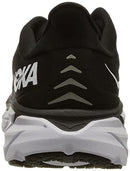 HOKA ONE ONE CLIFTON 8 MESH WOMEN'S LOW-TOP ROAD RUNNING BLACK WHITE SIZE 7 - Like New