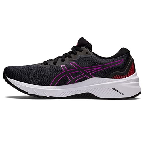 1012B197 ASICS Women's GT-1000 11 Running Shoes, Size 6.5, Black/Orchid Like New