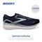 BROOKS WOMEN'S GHOST 15 NEUTRAL RUNNING SHOE - PEACOAT/PEARL/SALT AIR - SIZE 6 - Like New