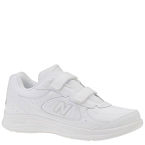 MW577VWXW New Balance Men's 577 V1 Hook and Loop Shoe, White, Size 9.5 X-Wide Like New