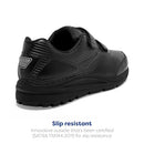 BROOKS WOMEN'S ADDICTION WALKER V-STRAP 2 WALKING SHOE - SIZE 10 - BLACK Like New