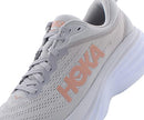 HOKA WOMEN'S BONDI 8 - SIZE 6 - HARBOR MIST/LUNAR ROCK - Like New