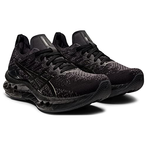 1012B068 ASICS Women's Kinsei Blast Running Shoe 6.5 Black/Black - Brand New