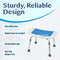 Medokare Shower Seat Inside Shower Bath Stool Medical Shower Chairs -White/Blue - Like New