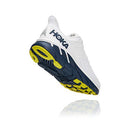 HOKA MENS CLIFTON 7 - SIZE 12 - BLANC DE BLANC/BLACK IRIS - Like New