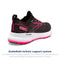 BROOKS WOMEN’S GLYCERIN 20 STEALTHFIT RUNNING SHOE BLACK/BLACKENED/DIVA PINK 6.5 - Like New