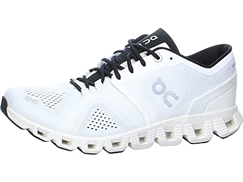 40.99707 On Running Men's Cloud Sneakers WHITE/BLACK Size 12.5 - Like New