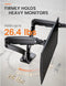 ErGear Dual Monitor Desk Mount up to 35 inches Screens Max 26.4lbs Capacity Each Like New