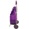 DBEST PRODUCTS TROLLEY DOLLY PURPLE FOLDABLE SHOPPING CART 01-068 - PURPLE Like New