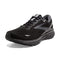 BROOKS WOMEN'S GHOST 15 GTX RUNNING SHOE BLACK/BLACKENED PEARL/ALLOY SIZE 7 - Like New