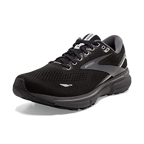 Brooks Women's Ghost 15 GTX Waterproof Neutral Running Shoe Black/Alloy Size 6 - Like New