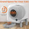 ZEACOTIO SELF CLEANING CAT LITTER BOX 120L X-LARGER AUTOMATIC CAT LITTER BOX Like New