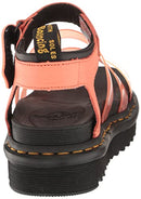 DR. MARTENS WOMEN'S BLAIRE JELLY SANDAL SIZE 8 CORAL GLITTER TPU,CORAL PINK PISA Like New