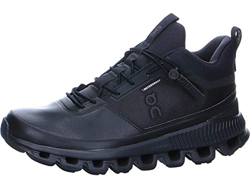 28.99672 ON WOMEN'S CLOUD HI WATERPROOF ALL BLACK Size 9.5 - Like New