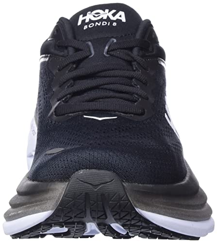 1127952 HOKA ONE WOMENS BONDI 8 - BLACK/WHITE - SIZE 8.5 - Scratch & Dent