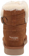 1121503 KOOLABURRA BY UGG WOMEN'S DELENE MINI FASHION BOOT SIZE 10 CHESTNUT Like New