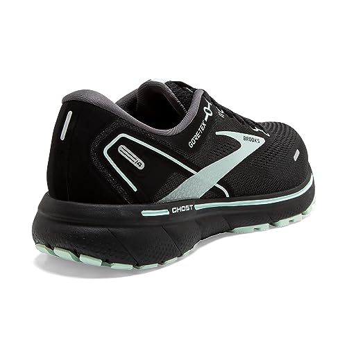 1203551B015 BROOKS WOMEN'S GHOST 14 GTX BLACK/BLACKENED PEARL/AQUAGLASS SIZE 5 Like New