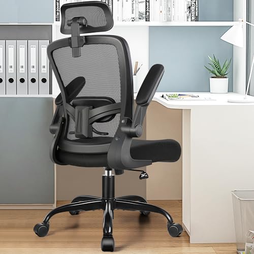 FelixKing Ergonomic Office Chair Headrest Desk Chair Adjustable Lumbar - Black Like New