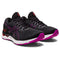 1012B201 ASICS WOMEN'S GEL-NIMBUS 24 RUNNING SHOE SIZE 7 BLACK/ORCHID Like New