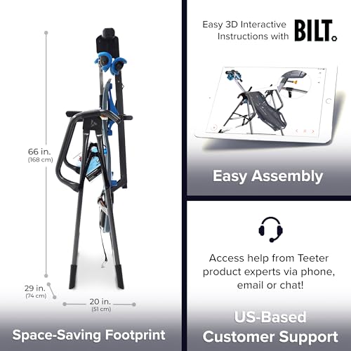 Teeter FitSpine X3 Inversion Table Deluxe Easy-to-Reach Ankle Lock - Like New