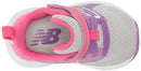 New Balance Little Kid's Rave Run V2 Hook&Loop Shoe Summer Fog/Hi-pink Size 13 Like New