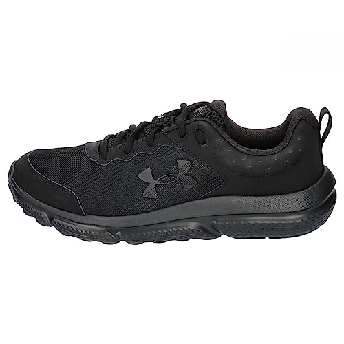 3026175 Under Armour Men Charged Assert 10 Black/Black/Black Size 8 - Like New