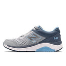 NEW BALANCE WOMEN'S 847 V4 WALKING SHOE - LIGHT ALUMINUM/VINTAGE INDIGO - SIZE 8 - Like New
