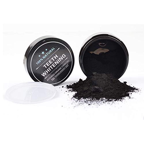 LA SANTE - 100% NATURAL CHARCOAL TEETH WHITENING POWDER - BLACK Brand New