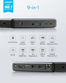 Anker USB C Docking Station, PowerExpand 9-in-1 PD Dock, 60W Charging for Laptop Like New