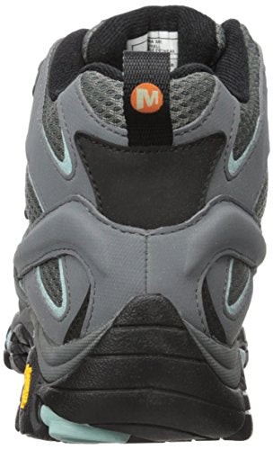 J06060 Merrell womens Moab 2 Mid Gtx Hiking Boot, Grey Sedona Sage, Size 8.5 - Like New